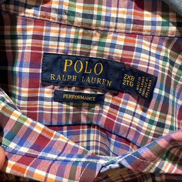 Ralph Lauren Performance Button Down - Red Size 2XB - Picture 3 of 4